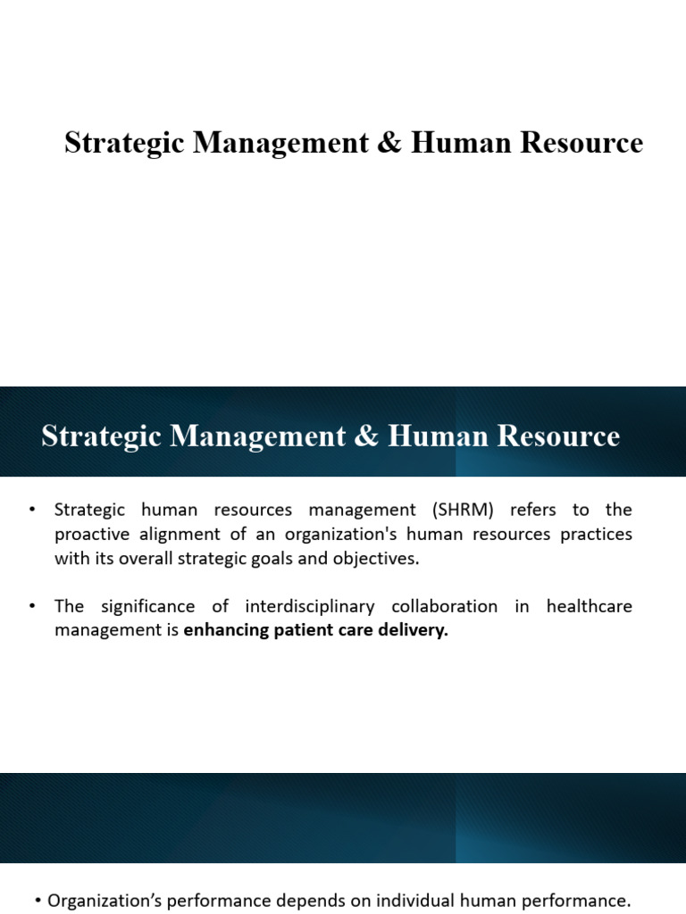 7) Strategic Management | PDF | Human Resource Management | Employee ...