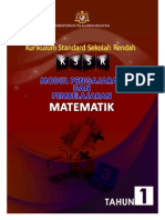 Modul KSSR Matematik Tahun 1 (Versi B Malayu)