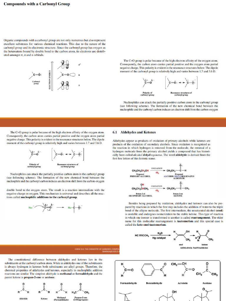 Chem 313 Lecture 1 - 2024 | PDF