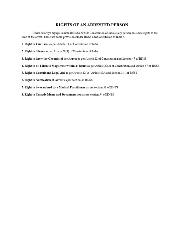 Know the Rights (2) | PDF