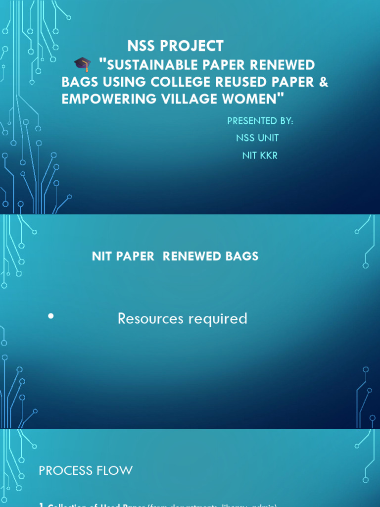 Paper Bag-Resources Required | PDF | Waste Management | Materials
