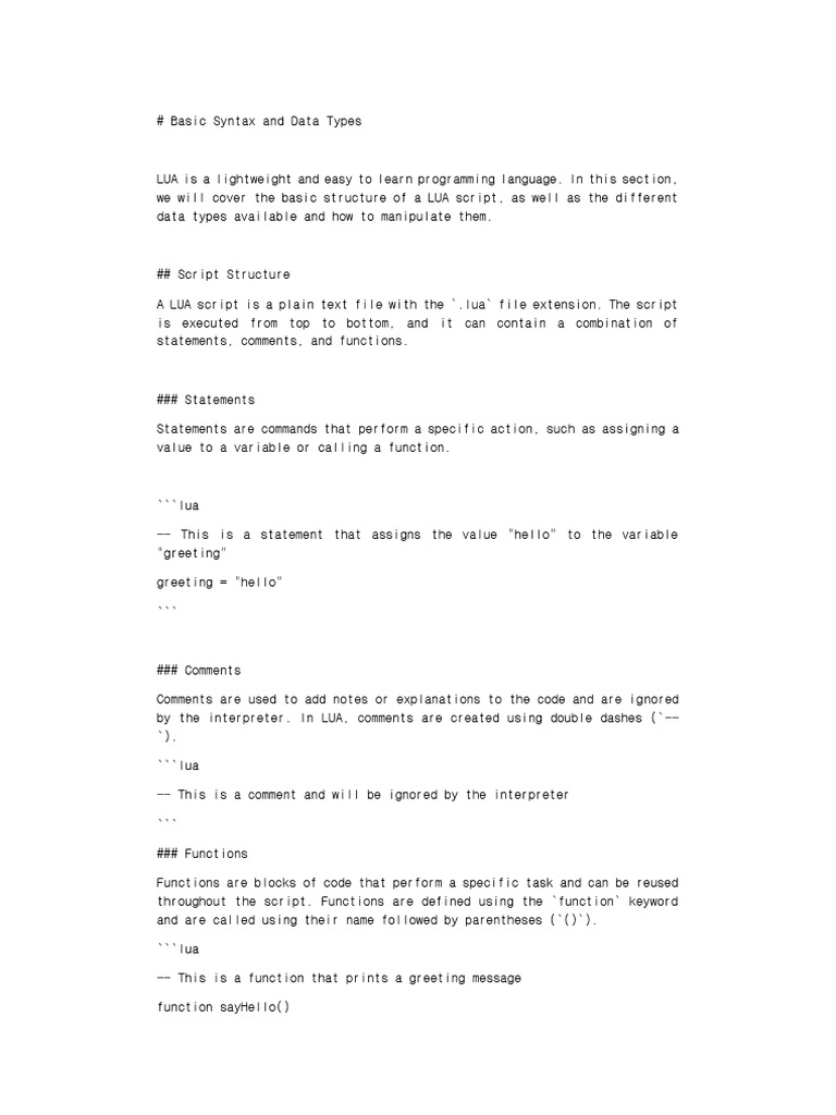 1 +Basic+Syntax+and+Data+Types | PDF | Data Type | Computer Programming