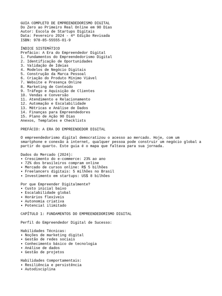 Deepseek Text 20260207 69e675 | PDF | Empresa Startup | Microempresas e ...