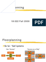 Floorplanning: 18-322 Fall 2000