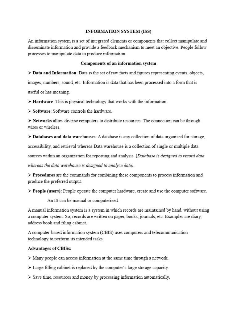 FORM 5 NOTES Information System | PDF | Databases | System