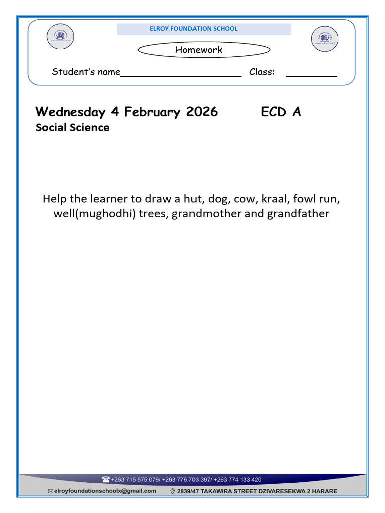Grade Ecd A Wednesday | PDF