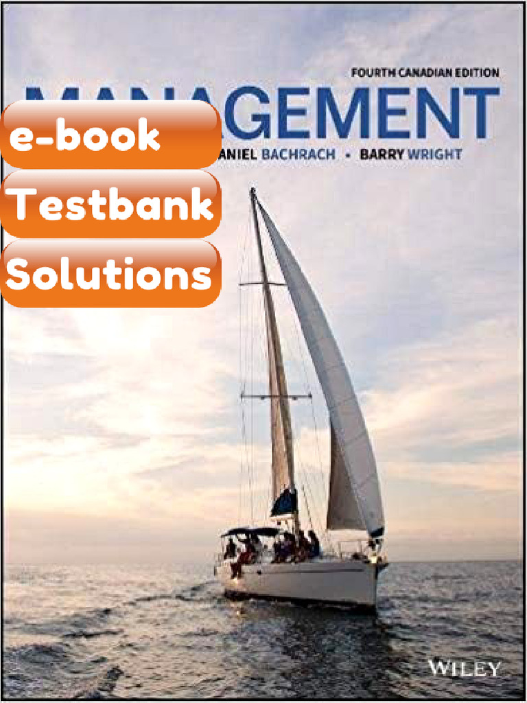 Ebook & Testbank Management 4th Canadian Edition by John R Schermerhorn ...