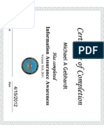 IAA Course Certificate