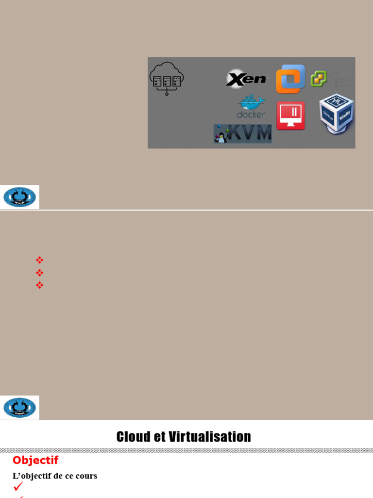 Cloud Et Virtualisation 2024-2025 | PDF | Virtualisation | Machine ...