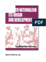 Baloch Nationalism: Its Origin and Development