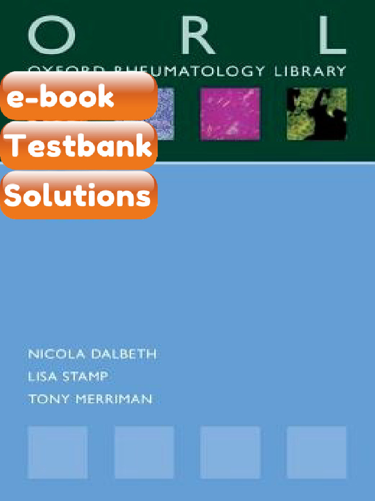 Ebook & Testbank Gout Oxford Rheumatology Library | PDF | Gout ...