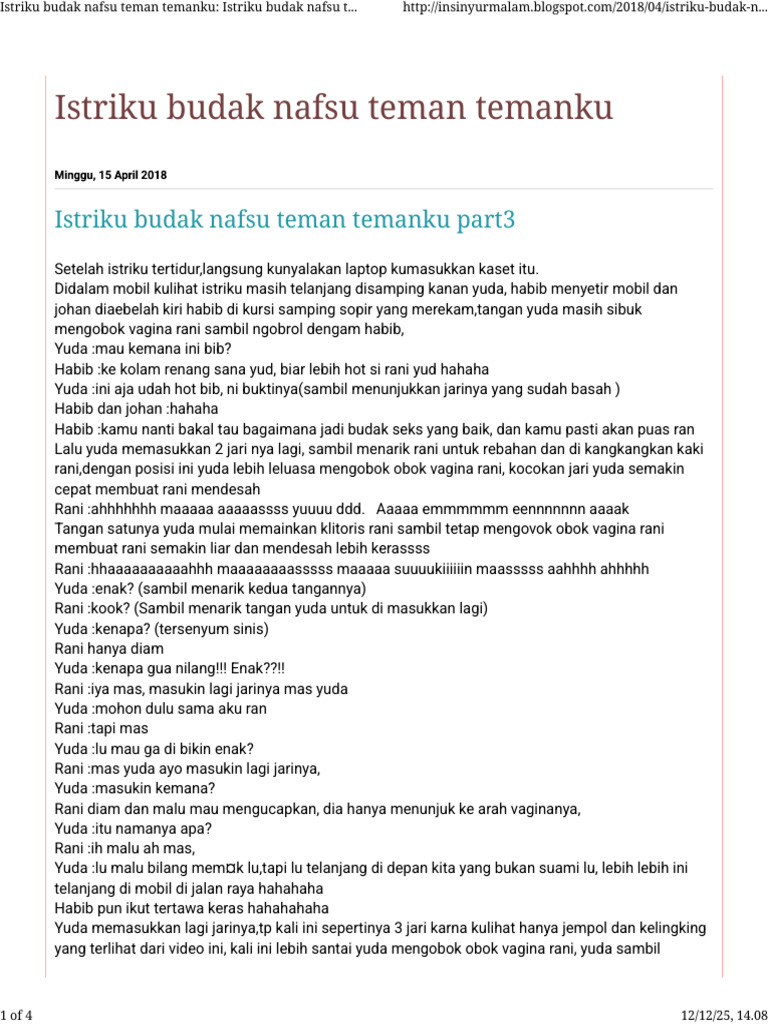 Istriku Budak Nafsu Teman Temanku - Istriku Budak Nafsu Teman Temanku ...