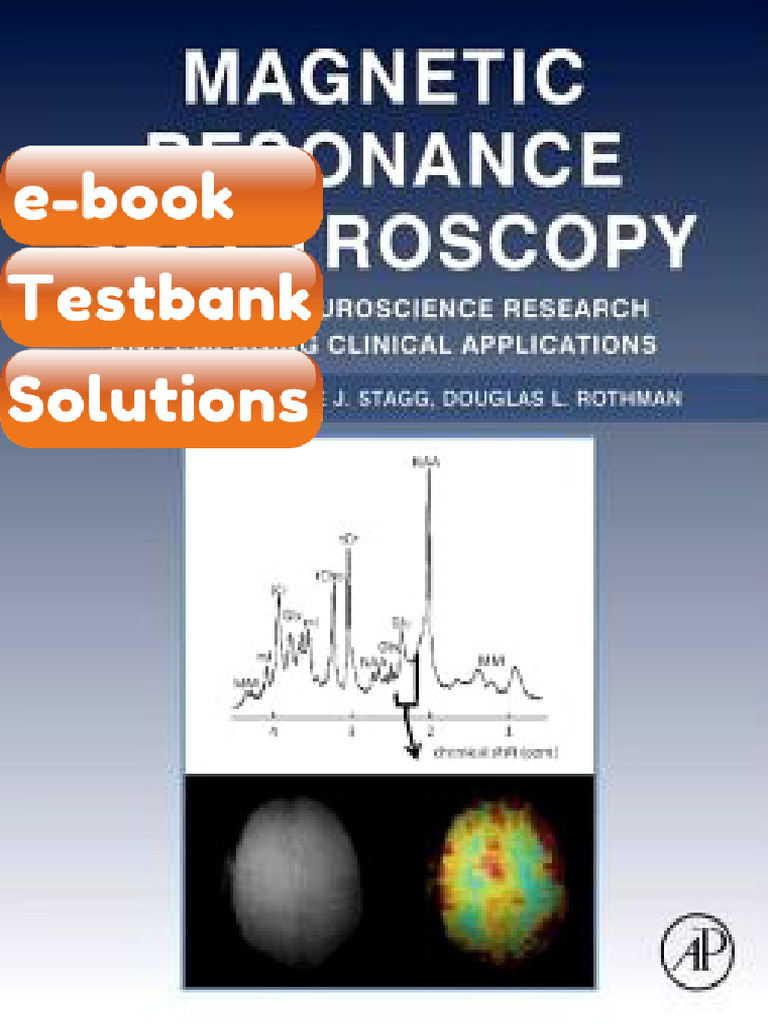 Ebook & Testbank Magnetic Resonance Spectroscopy Tools For Neuroscience ...