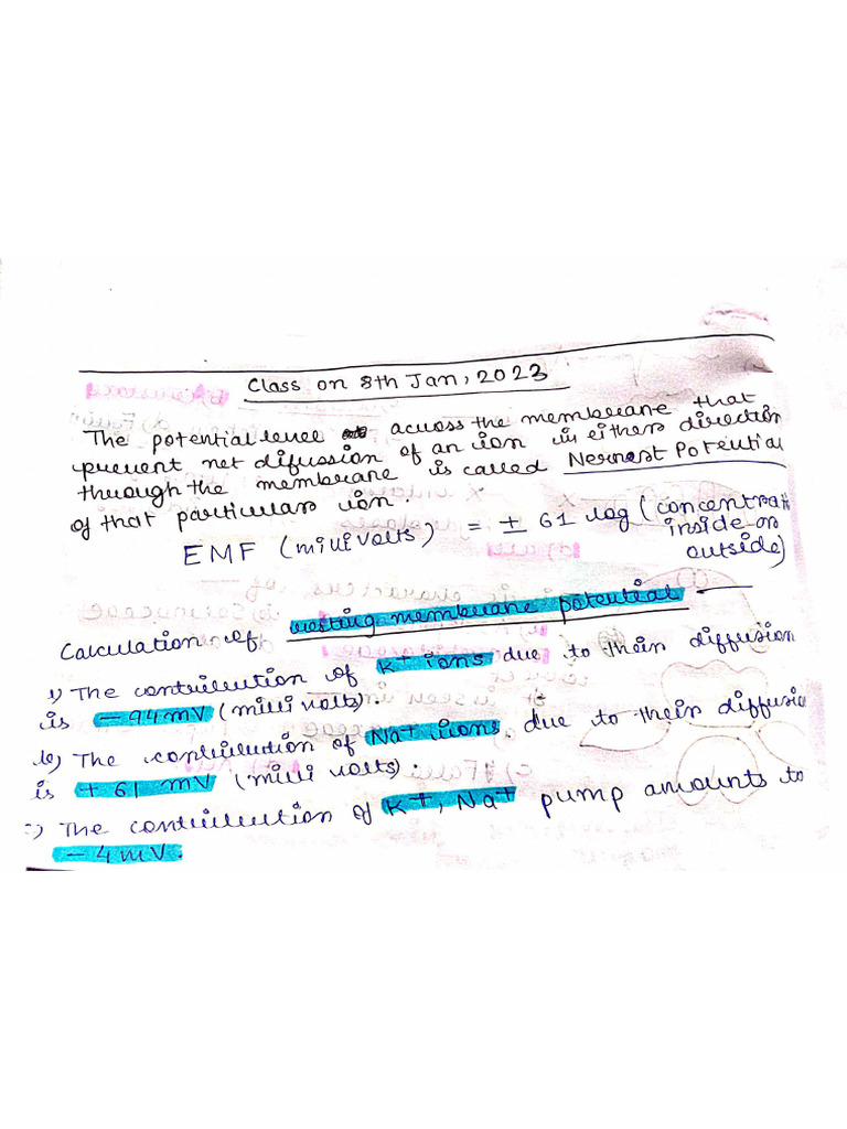 Imp Notes on 8th Jan 23 | PDF