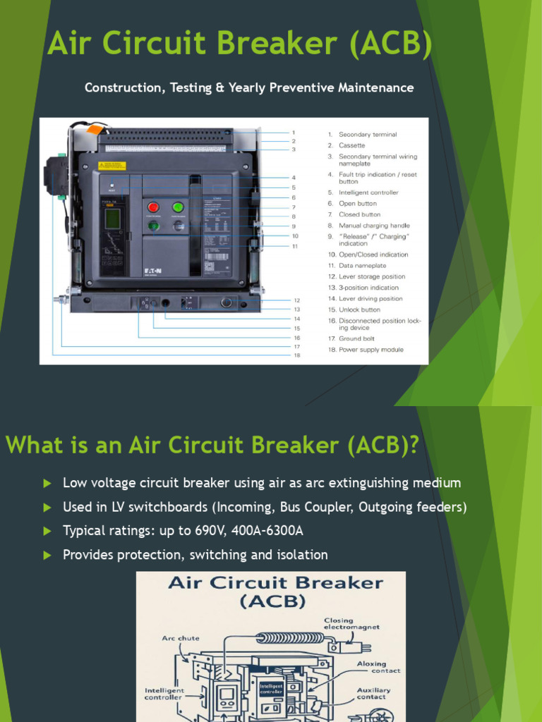 Air Circuit Breaker Data | PDF | Electricity | Electrical Engineering