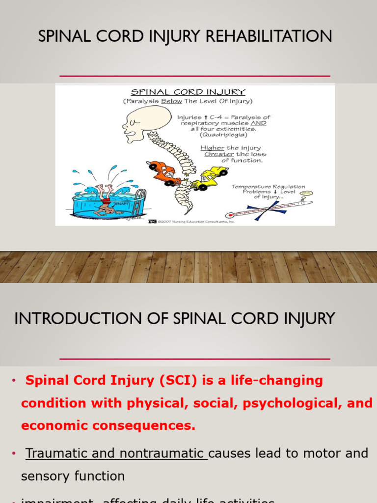 Spinal Cord Injury Rehabilitation | PDF | Spinal Cord Injury | Physical ...