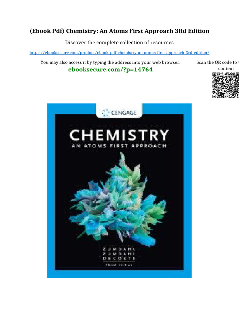 (eBook PDF) Chemistry: An Atoms First Approach 3rd Edition pdf version ...
