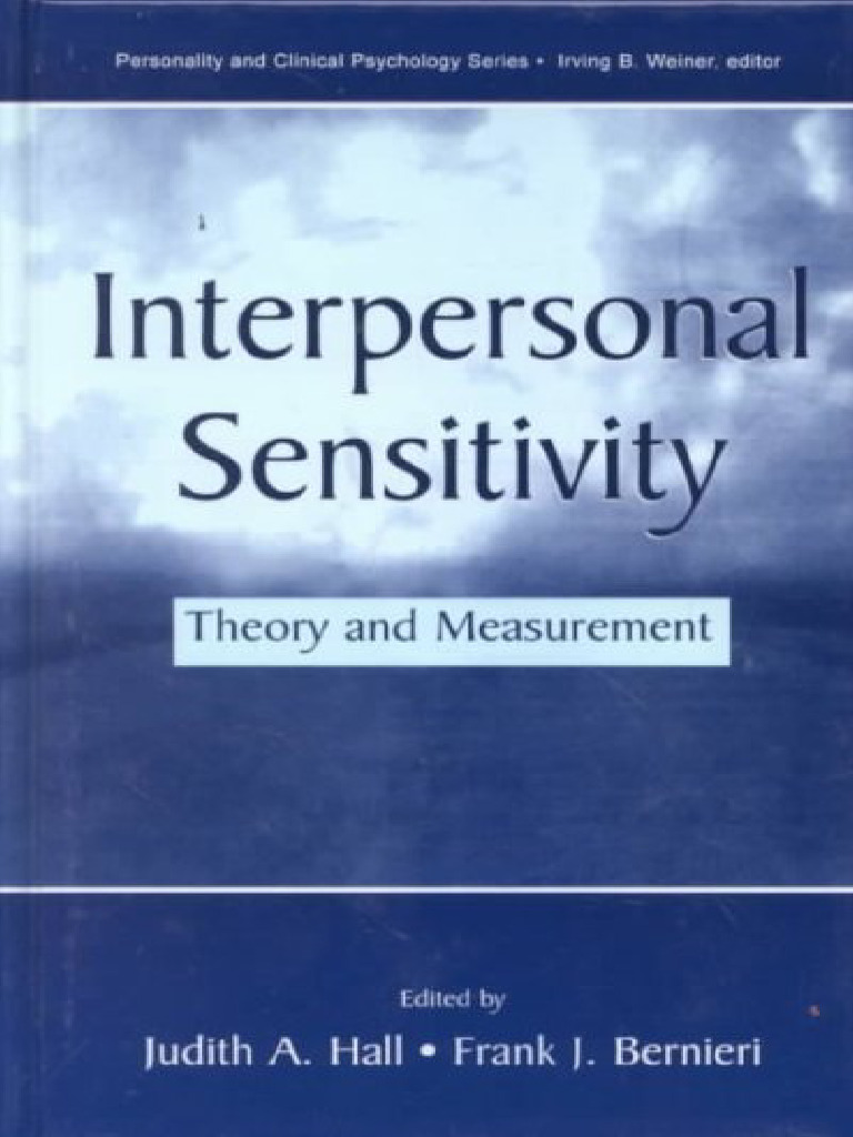 INTERPERSONAL SENSITIVITY THEORY and MEASUREMENT, JUDITH - Judith A ...