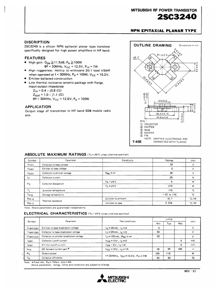 2SC 3240 | PDF