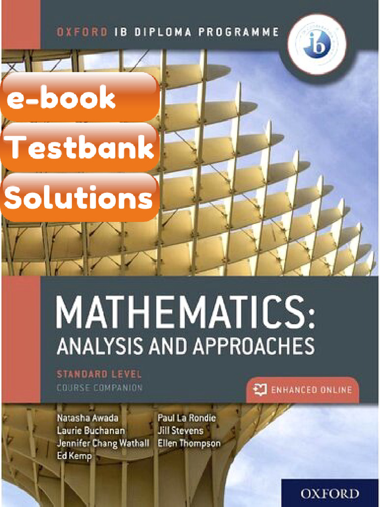 Oxford IB Diploma Programme IB Mathematics Analysis and Approaches ...