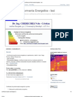 Certificat de Performanta Energetica - Iasi