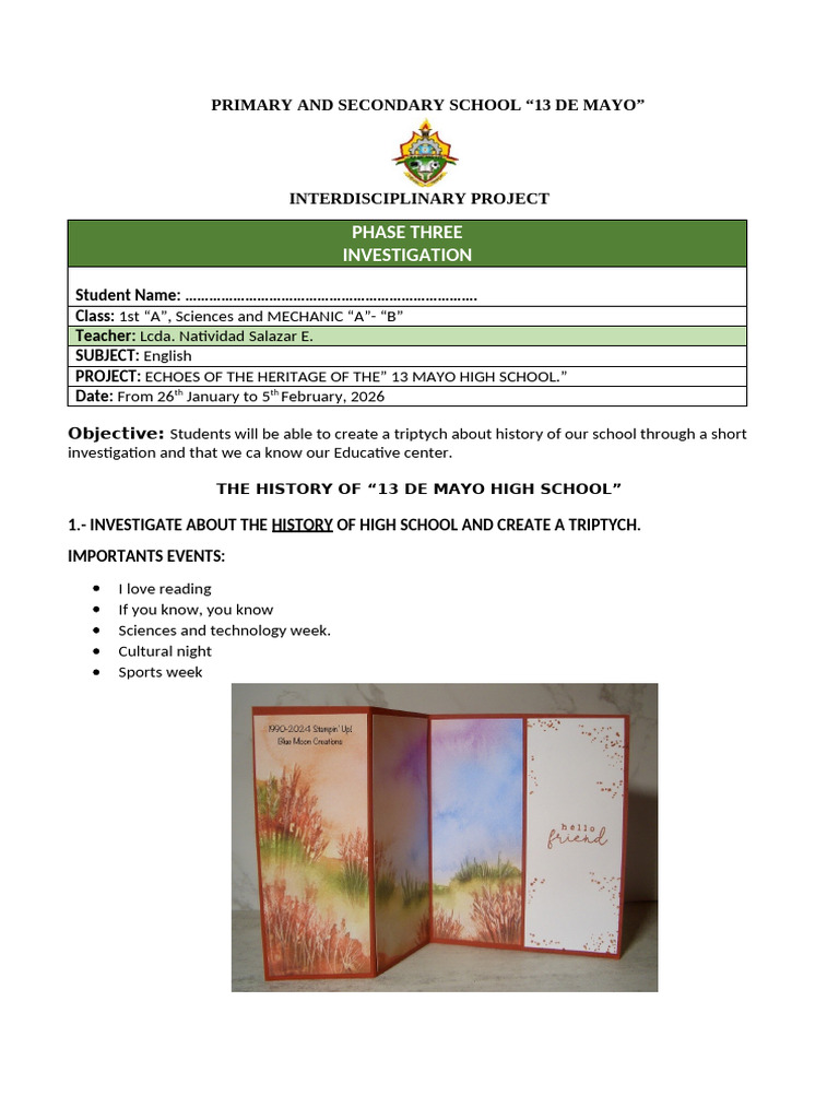 Interd. Project Phase 3 First | PDF