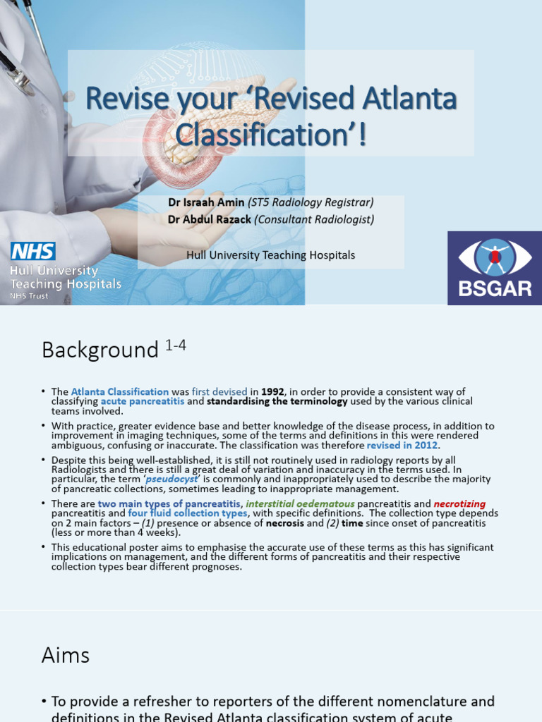 Israah Amin. BSGAR 2024 - Revised Atlanta Classification Final IA | PDF ...