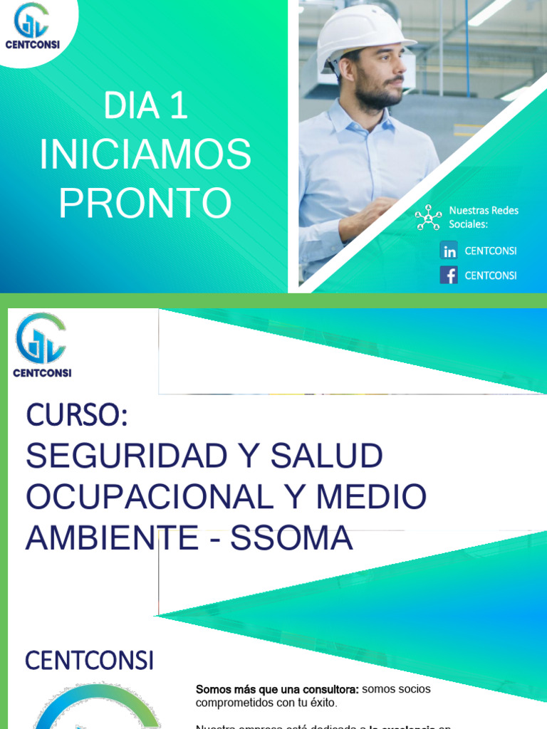 Curso Ssoma 01 (1) | PDF | Seguridad y salud ocupacional | Derecho laboral