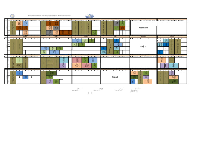 RE Time Table 5-2-2026 - Final | PDF | Physical Sciences | Electronics