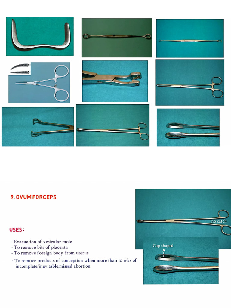Obs&Gyne Instruments | PDF