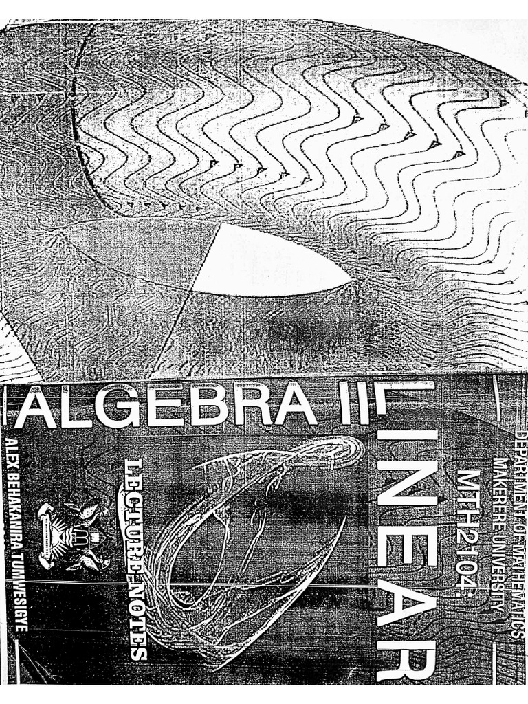 Linear Algebra 2 | PDF
