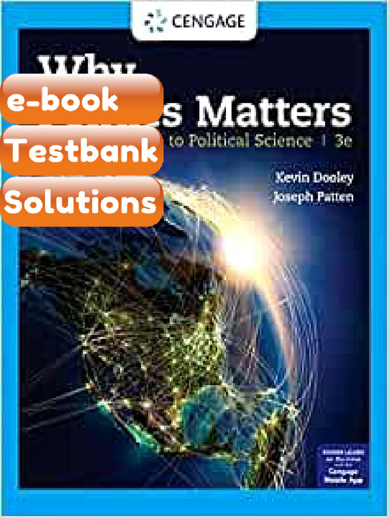 Why Politics Matters an Introduction to Political Science 3rd Edition ...