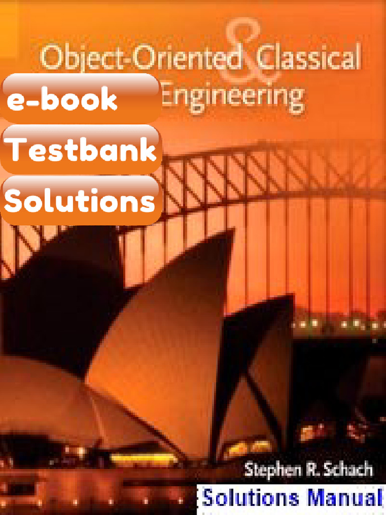 Classical and ObjectOriented Software Engineering 7th Edition Stephen ...