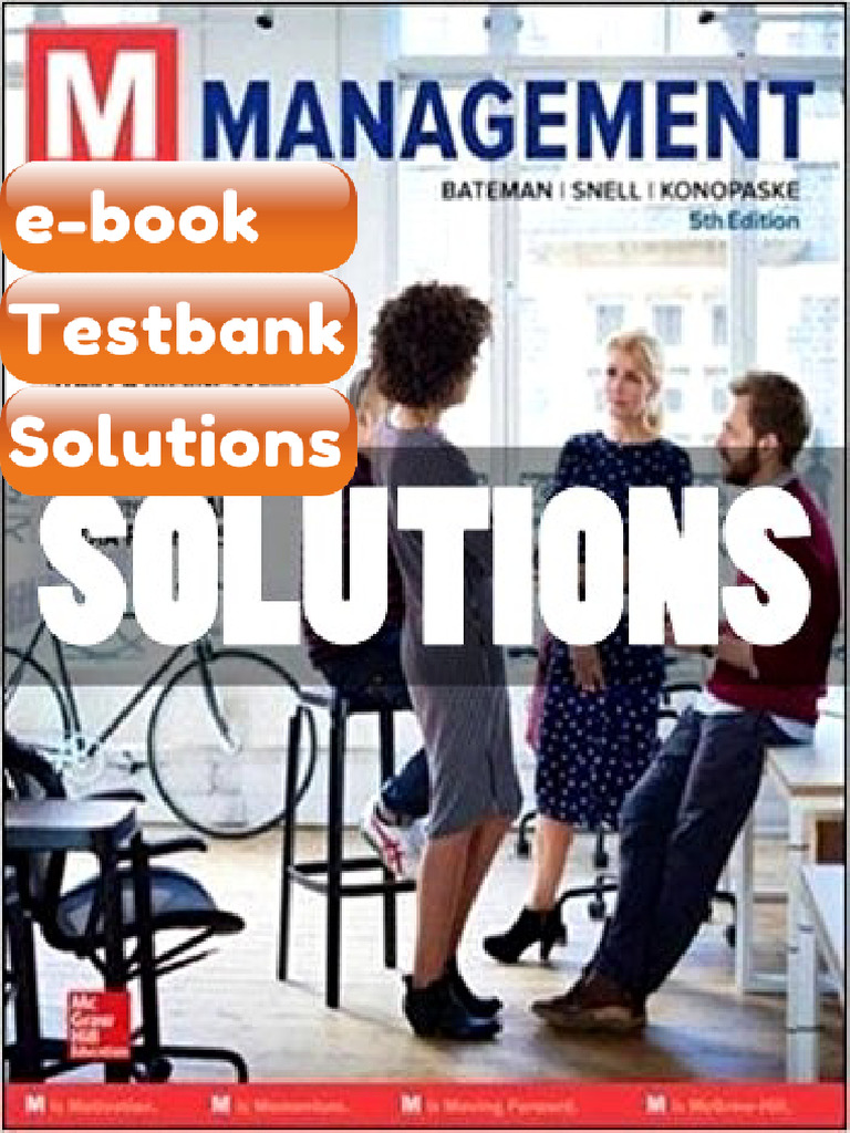 Testbank Solutions M Management 5 Ed Bateman Fast Download | PDF ...