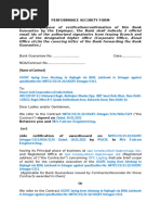 Advance Bank Guarantee Format Template | PDF | Guarantee | Liquidation