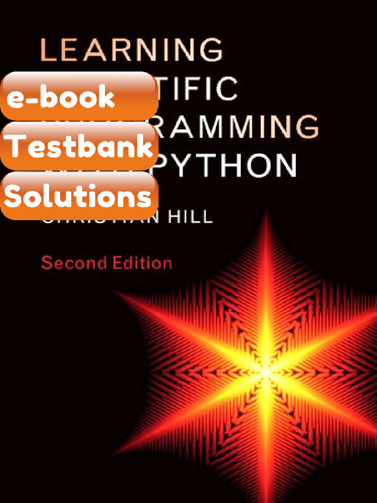 eBook & Testbank Learning Scientific Programming With Python 2nd ...