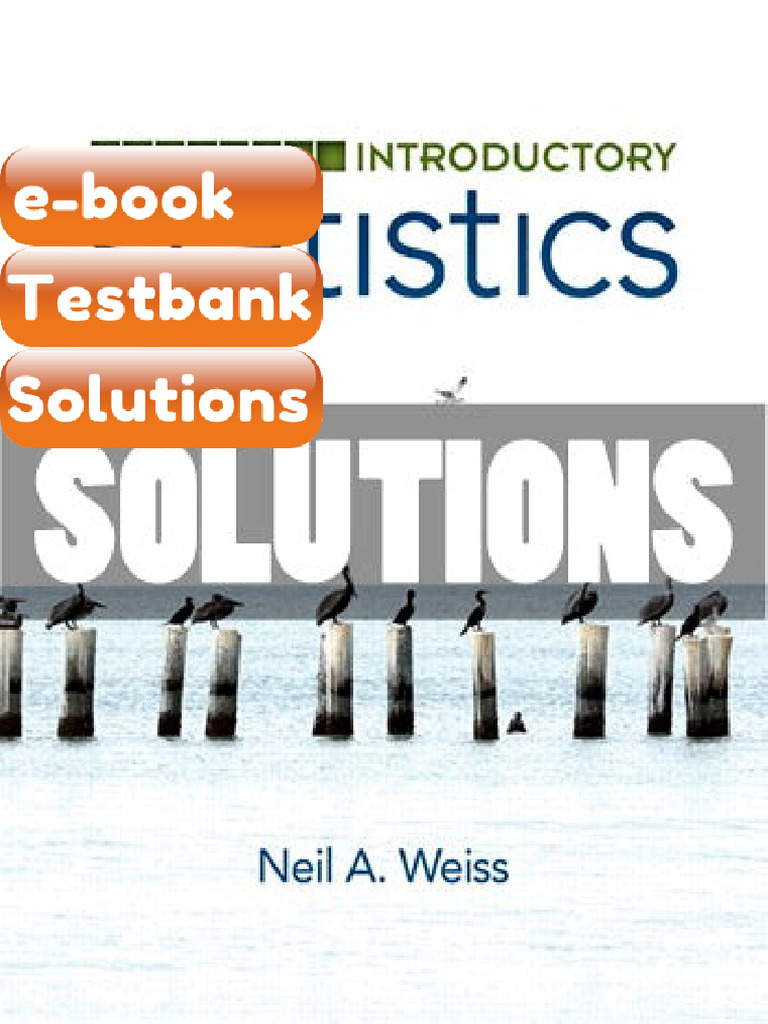 Testbank Solutions Introductory Statistics 10 Ed Weiss Fast Download ...
