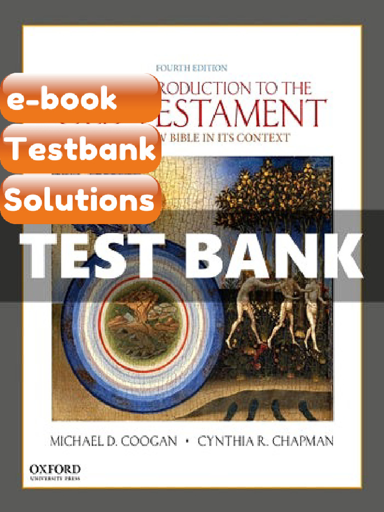 Testbank Brief Introduction To The Old Testament The Hebrew Bible in ...