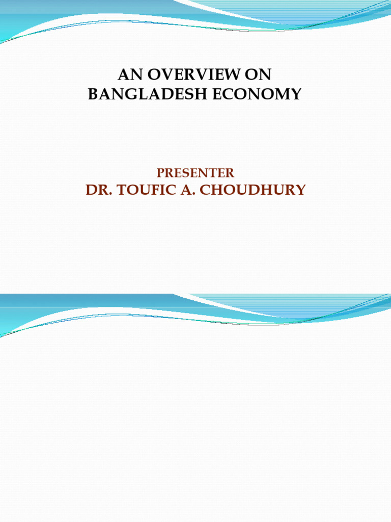 An Overview On Bangladesh Economy IBA (New-2025) | PDF | Macroeconomics ...