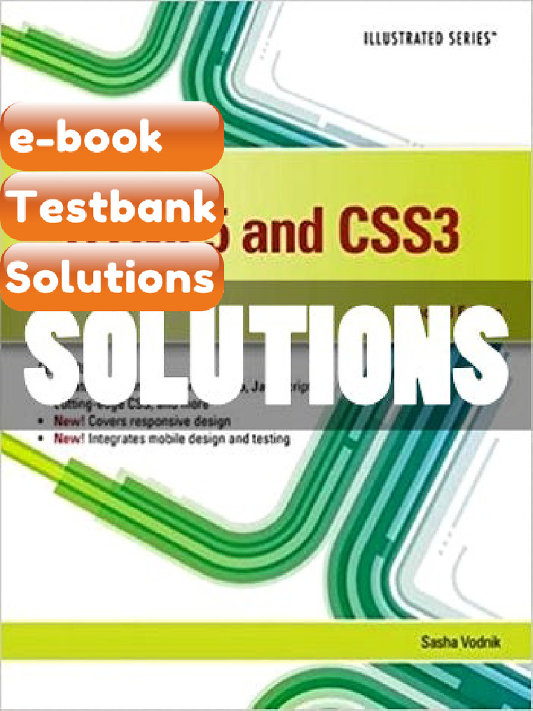 Testbank Solutions HTML5 and CSS3 Illustrated Complete 2 Ed Vodnik Fast ...