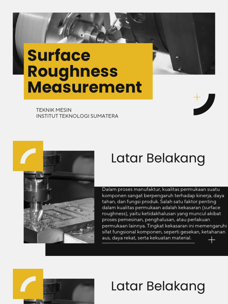 Surface Roughness Measurement PDF | PDF