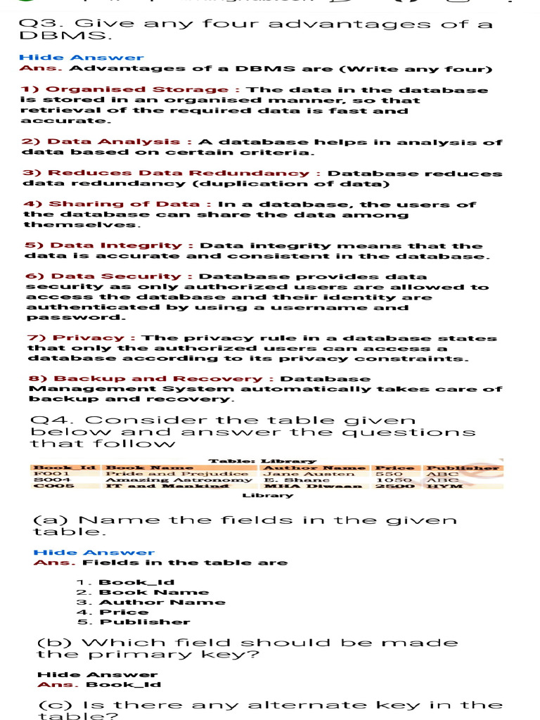 chapter 8 | PDF | Databases | User (Computing)