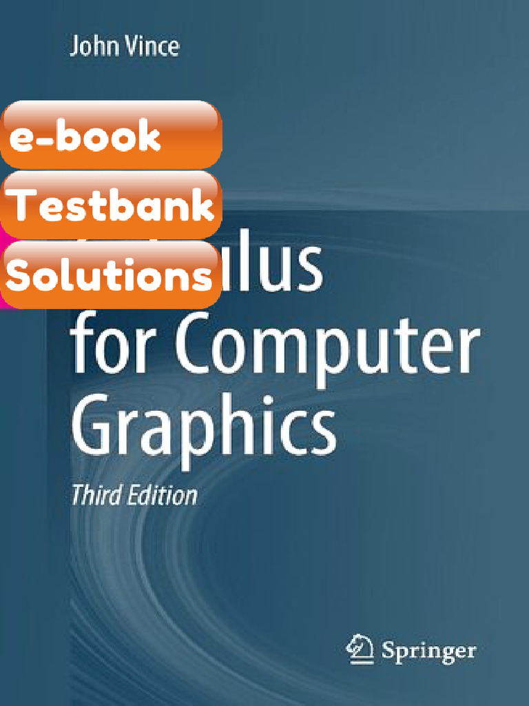 eBook & Testbank Calculus for Computer Graphics 3rd Edition | PDF ...