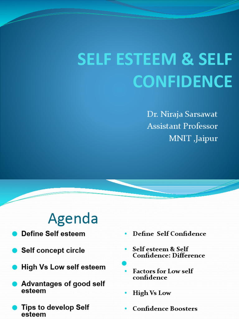 Self Esteem - Self Confidence | PDF | Self Esteem | Social Psychology
