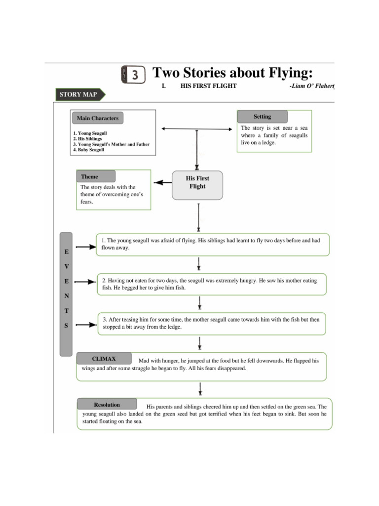 Notes Unit 3 (First Flight) | PDF | Tiger | Lion