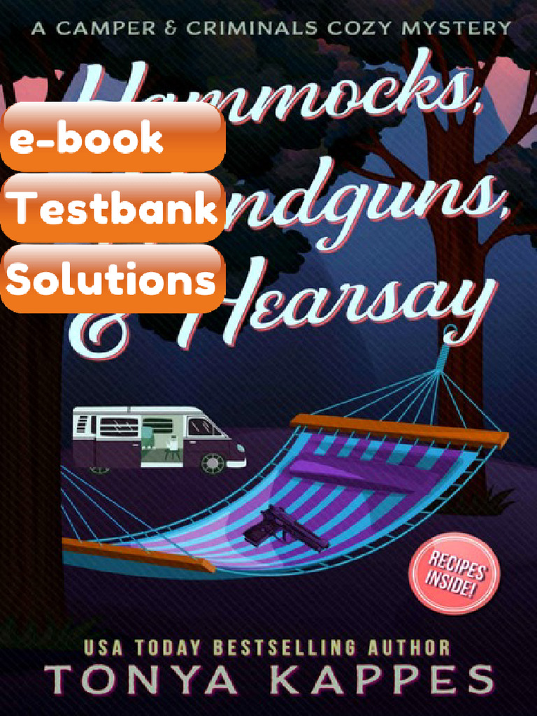 eBook & Testbank Hammocks Handguns Hearsay a Camper Criminals Cozy ...