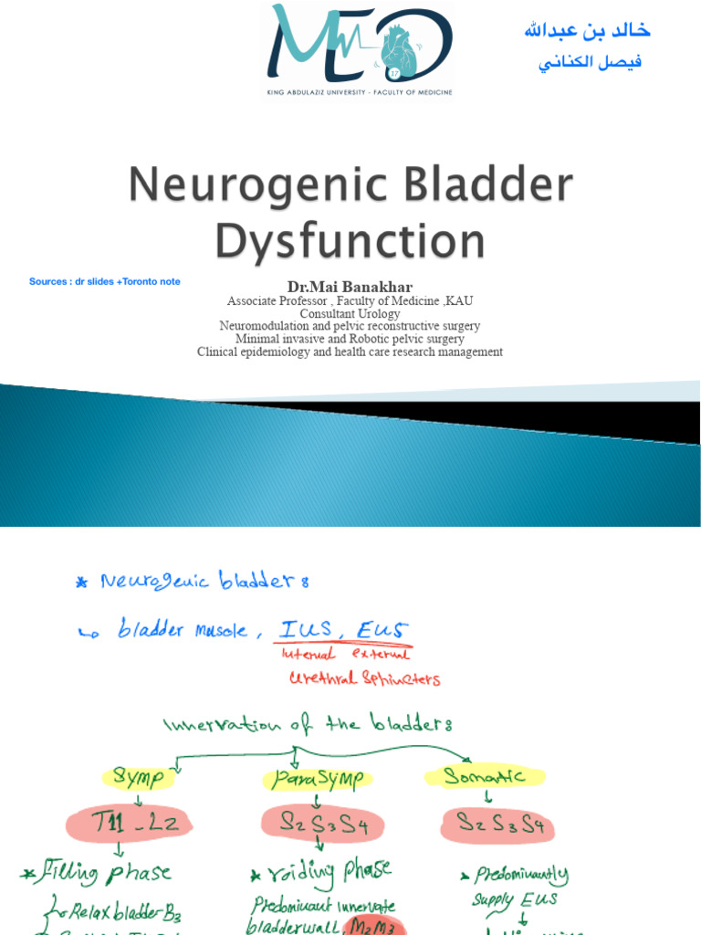Neurogenic Bladder&incontinence | PDF | Urinary Incontinence | Urination