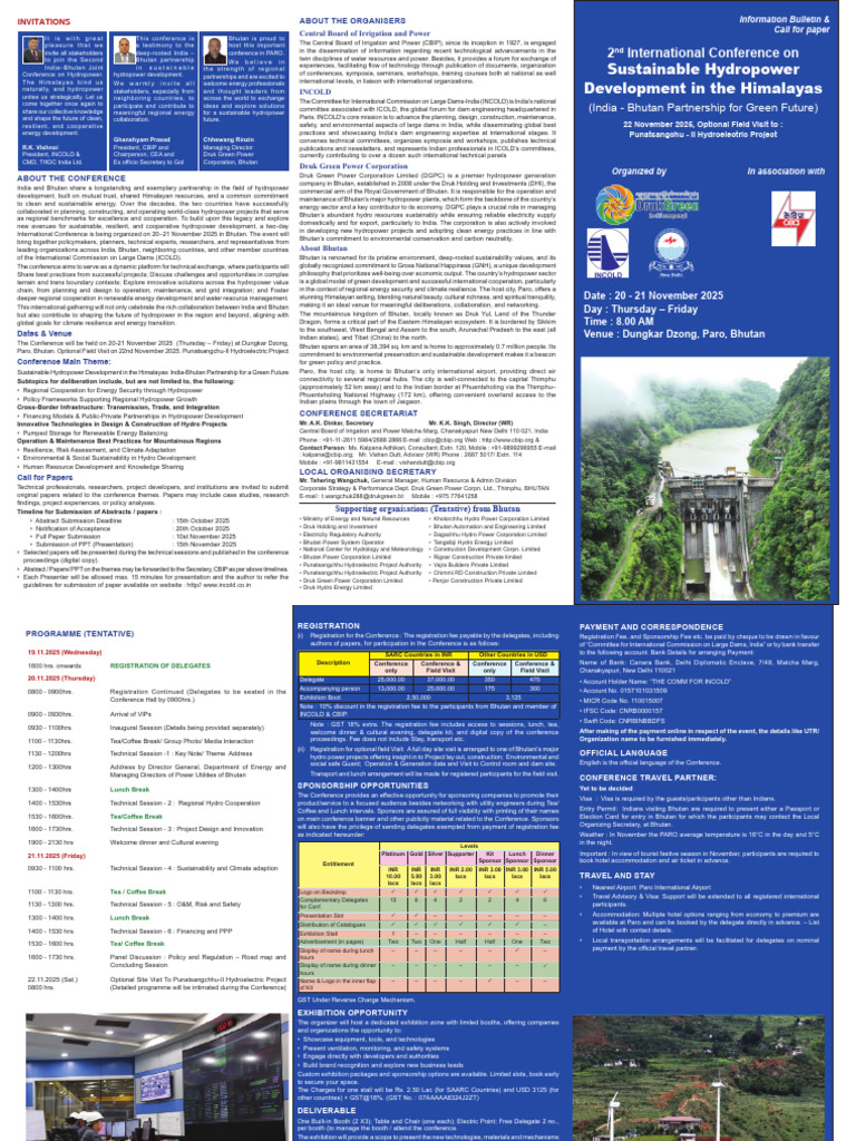 Sustainable Hydropower Development in The Himalaya | PDF | Bhutan ...