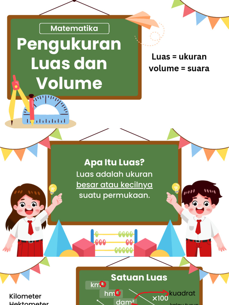 Pengukuran Luas Dan Volume Pada Bangun Ruang | PDF