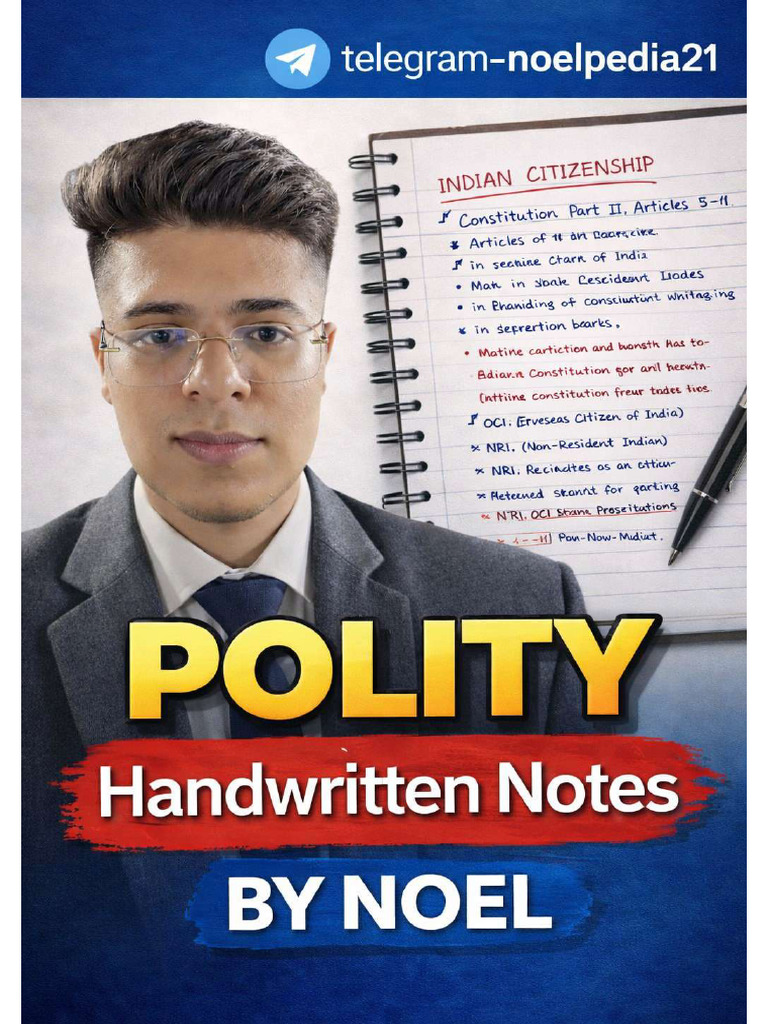 Polity Handwritten Notes by NoelPedia | PDF